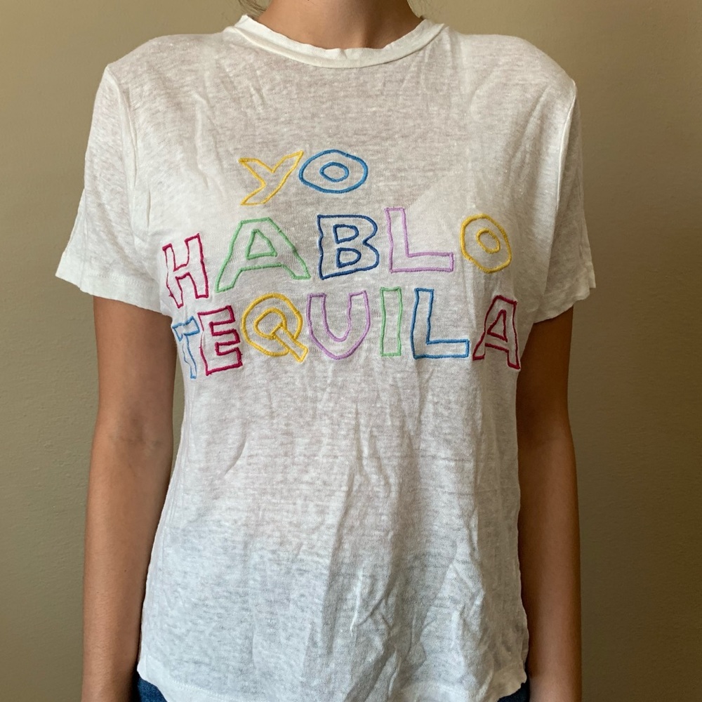Banner Day “Yo Hablo Tequila” tee Sz 2